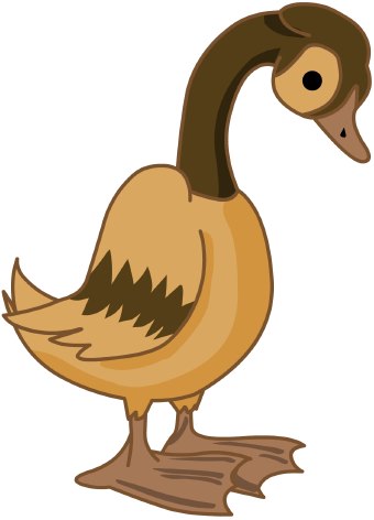 duck clipart re-creation