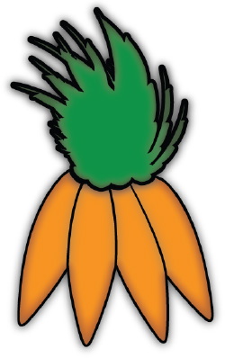 Carrots clip art