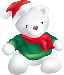 Christmas Bear clip art