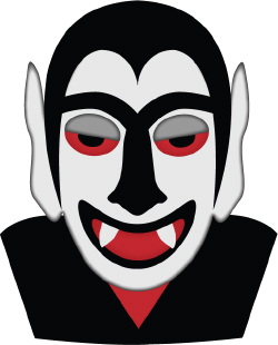 Dracula Face clip art