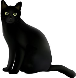 Black Cat clip art