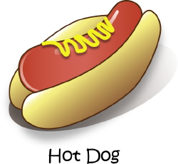 Hot Dog clip art