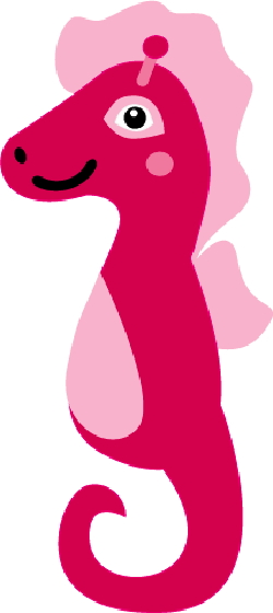 Seahorse clip art