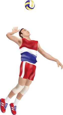 Volleyball Player clip art