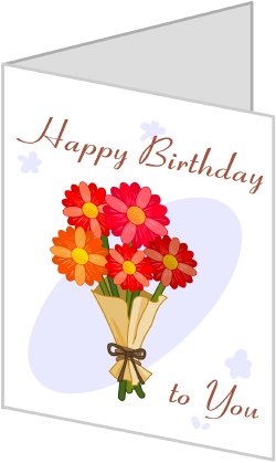 Birthday Card clip art