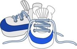 Athletic Shoes clip art