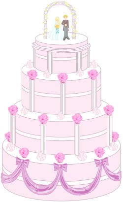 Wedding Cake clip art