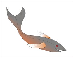 Sleek Fish clip art
