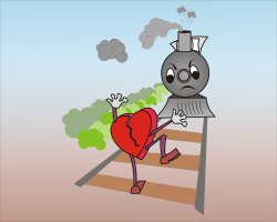 Red Heart cartoon character clip art