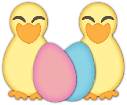 Easter Chicks clip art