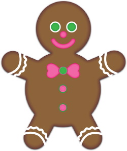 Gingerbread Boy clip art