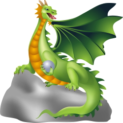 Green Dragon clip art