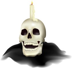 Halloween Skull clip art
