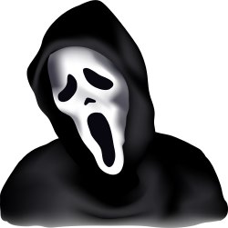 Scream Halloween Mask clip art