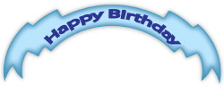 Happy Birthday Banner clip art