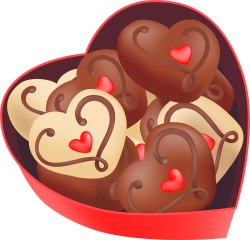 Heart-Shaped Candy clip art