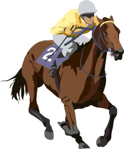 Race Horse clip art