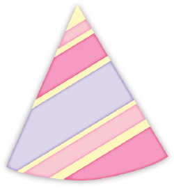 Party Hat With Stripes clip art