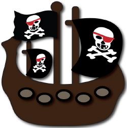Pirate Ship clip art