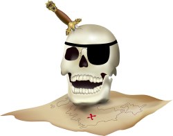 Pirate Skull clip art
