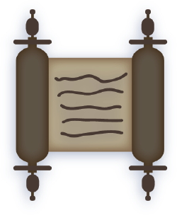 Torah Scroll clip art