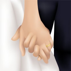 Wedding Holding Hands clip art
