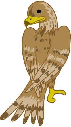 Falcon clip art
