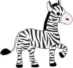 Zebra clip art