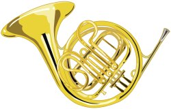 French Horn clip art