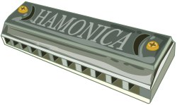 Harmonica clip art