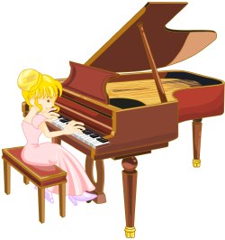 Pianist clip art