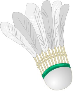 Badminton Birdie clip art