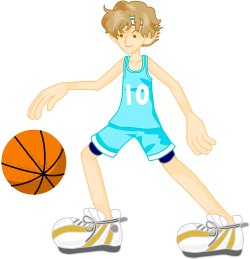 Basketball Player clip art