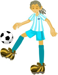 Soccer Player clip art