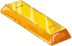 Gold Bar clip art